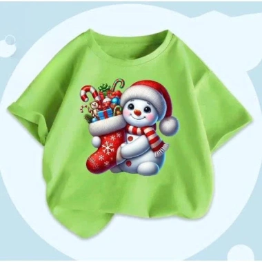 Áo thun Noel cho bé và gia đình - Hình người tuyết siêu đẹp, đủ màu, đủ size, COD Hồ Chí Minh, giảm giá 100.333đ 2