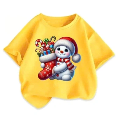 Áo thun Noel cho bé và gia đình - Hình người tuyết siêu đẹp, đủ màu, đủ size, COD Hồ Chí Minh, giảm giá 100.333đ 3