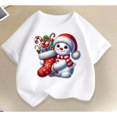Áo thun Noel cho bé và gia đình - Hình người tuyết siêu đẹp, đủ màu, đủ size, COD Hồ Chí Minh, giảm giá 100.333đ 6