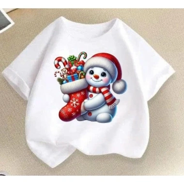 Áo thun Noel cho bé và gia đình - Hình người tuyết siêu đẹp, đủ màu, đủ size, COD Hồ Chí Minh, giảm giá 100.333đ 7