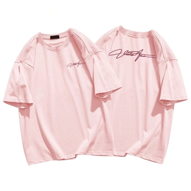 Áo thun nữ 100% cotton trắng mùa hè, cổ tròn, in hình Hàn Quốc unisex RTOML 69.000đ 5