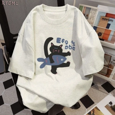 Áo Thun Nữ 2.026 100% Cotton BIG SIZE Tay Ngắn In Hình Dễ Thương - Thiết Kế Mới Giao Hàng 24h Giá 61.999₫