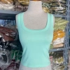 Áo Thun Nữ 3 Lỗ Cổ U Croptop Màu Sắc Cá Tính - Giá 70.432 VND Giảm còn 56.800 VND 4