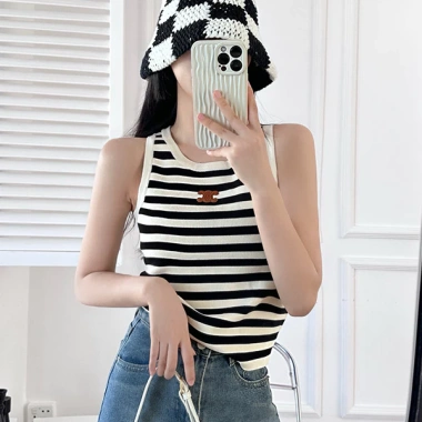 Áo Thun Nữ 3 Lỗ Kẻ Celixx Quảng Châu - Thiết Kế Đẹp, Giá 106.500₫ 2