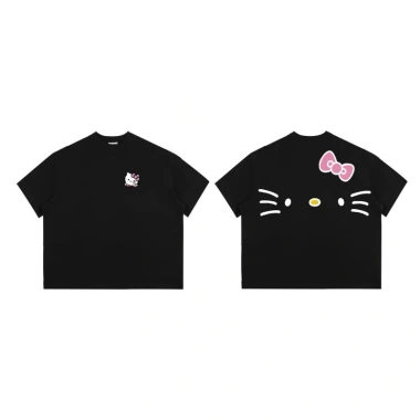 Áo thun nữ boxy form rộng tay ngắn cotton cổ tròn Hello Kitty RTOML 69.000₫ 10