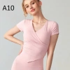 Áo Thun Nữ Cổ V Sẵn Mút Ngực Cotton Thấm Hút Mồ Hôi Co Giãn 4 Chiều - Giá 280k 3
