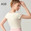 Áo Thun Nữ Cổ V Sẵn Mút Ngực Cotton Thấm Hút Mồ Hôi Co Giãn 4 Chiều - Giá 280k 7