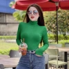 Áo thun nữ dài tay cổ lọ croptop chất tăm, siêu mềm, xinh xinh đẹp, giá ưu đãi, giảm 23% chỉ 130.410₫ 6