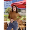 Áo thun nữ dài tay cổ lọ croptop chất tăm, siêu mềm, xinh xinh đẹp, giá ưu đãi, giảm 23% chỉ 130.410₫ 10