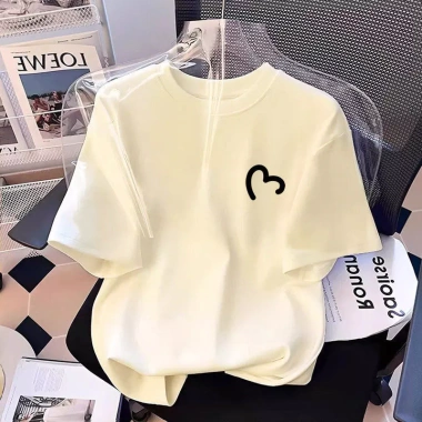Áo thun nữ form rộng mùa hè cotton 100% unisex - Giá 69.000₫ (giảm từ 84.870₫) Local 3