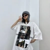 Áo thun nữ form rộng ngắn tay họa tiết chó con hoạt hình đường phố - RTOML 69k 3