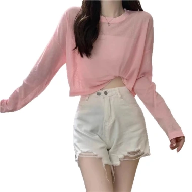 Áo thun nữ mỏng nhẹ băng lụa chống nắng, thoáng mát, phù hợp điều hòa 257.150₫ 5