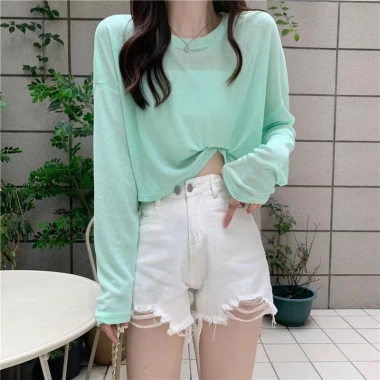 Áo thun nữ mỏng nhẹ băng lụa chống nắng, thoáng mát, phù hợp điều hòa 257.150₫ 8