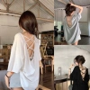 Áo thun nữ mùa hè dáng rộng dây đan hở lưng quyến rũ: Hottrend KHOSI SP274 giá 149k