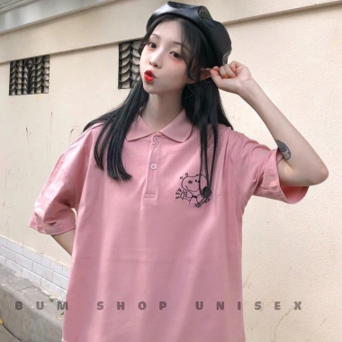 Áo thun nữ polo siêu xinh, vải siêu đẹp, họa tiết y hình - Giá chỉ 65.000₫ 5 Áo thun nữ polo siêu xinh, vải siêu đẹp, họa tiết y hình - Giá chỉ 65.000₫ 5