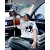 Áo Thun Nữ POP 2.025 Cotton 100% 2 Chiều Co Giãn Form Rộng Tay Lỡ 250gsm - Giá 69.000₫