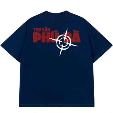 Áo thun oversize 100% cotton 250GSM Thợ Săn Phú Bà - Luôn Vui Tươi, giảm giá 176k