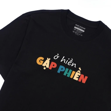 Áo Thun Oversize Cotton Nam Nữ Hài Hước Ở Hiền Gặp Phiền - Công Sở Giá 69k