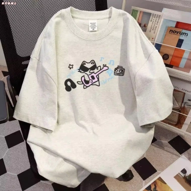 Áo Thun Phông Form Rộng 100% Cotton Cỡ Lớn Nữ - In Hình, Giá 69.000₫