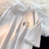 Áo thun phông nữ nam cotton khô dày dặn form rộng tay lỡ in hình LuckyHappy Local Brand RTOML 8
