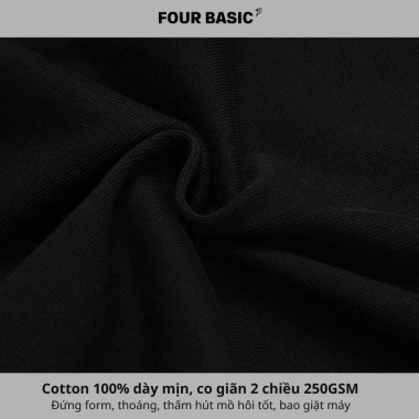 Áo thun phông tay lỡ FOUR BASIC Car Tee Fullbox cổ tròn oversize 100% cotton Nam Nữ - Giá 300.000 4