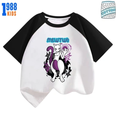 Áo thun Pokemon Mewtwo cộc tay bé trai & bé gái - Nhiều màu 15-60kg, giảm còn 90.000đ 6 Áo thun Pokemon Mewtwo cộc tay bé trai & bé gái - Nhiều màu 15-60kg, giảm còn 90.000đ 6