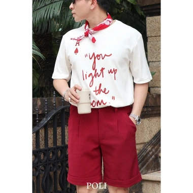 Áo thun POLI form rộng thoải mái, đáng yêu cho Giáng Sinh & Tết - chỉ 380.000₫