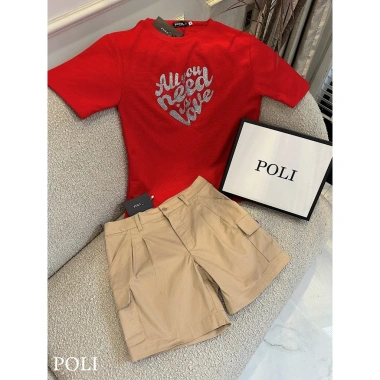 Áo thun POLI MAN màu đỏ form rộng - Siêu sale Tết, chỉ 240.000đ 6 Áo thun POLI MAN màu đỏ form rộng - Siêu sale Tết, chỉ 240.000đ 6