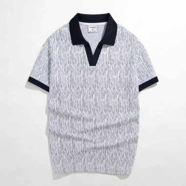 Áo Thun Polo Basic Nam LADOS-9.236 - Trụ V, Thun Dệt Kim Cương, Giá 181.000₫