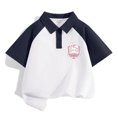 Áo thun polo bé gái ngắn tay mềm mại, in thỏ dễ thương - Unisex, giảm còn 162.000₫ 7