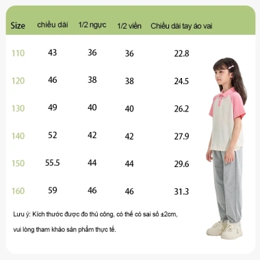 Áo thun polo bé gái ngắn tay mềm mại thời trang in hình trái tim giảm giá 162k 6
