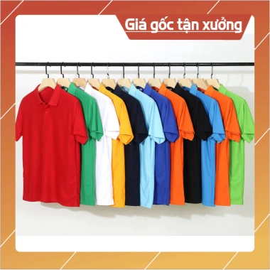 Áo Thun Polo Đồng Phục Chất Liệu Cá Sấu Giá Sỉ Free Ship Thích Hợp Kinh Doanh