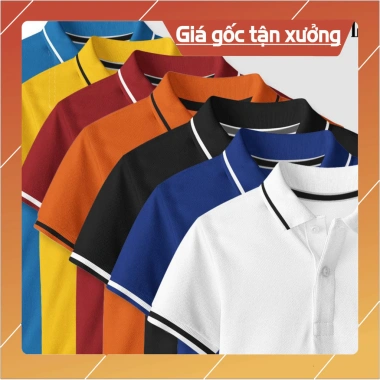 Áo Thun Polo Đồng Phục Chất Liệu Cá Sấu Giá Sỉ Free Ship Thích Hợp Kinh Doanh