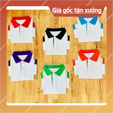 Áo Thun Polo Đồng Phục Chất Liệu Cá Sấu Giá Sỉ Free Ship Thích Hợp Kinh Doanh