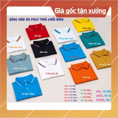 Áo Thun Polo Đồng Phục Chất Liệu Cá Sấu Giá Sỉ Free Ship Thích Hợp Kinh Doanh