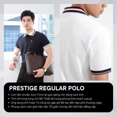 Áo thun polo nam cá sấu LADOS-9.190 cổ phối bo chun, sang trọng, giá 190.000₫