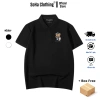 Áo Thun Polo Nam Cổ Bẻ Vải Cá Sấu - Hình In Sắc Nét Gấu Happier 190k SoHa Clothing