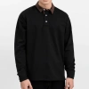 Áo thun polo nam dài tay cổ phối cotton cao cấp LADOS-9.143 thời trang Hàn Quốc mùa thu đông giảm giá 3