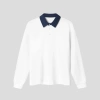 Áo thun polo nam dài tay cổ phối cotton cao cấp LADOS-9.143 thời trang Hàn Quốc mùa thu đông giảm giá 10