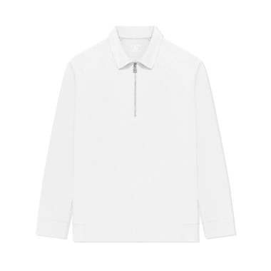 Áo thun polo nam dài tay Lados 2.025 – Dây kéo, vải xương cá, form basic, chỉ 190.000₫ 4