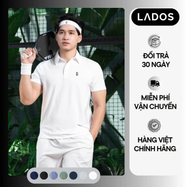 Áo Thun Polo Nam LADOS-19.250 Polo Active Thể Thao, Poly Co Giãn 4 Chiều, Thấm Hút Mồ Hôi, Form Trẻ Trung - 135k