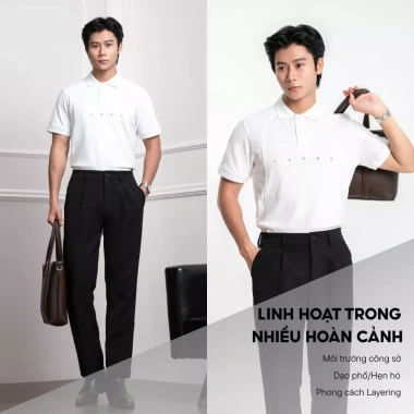 Áo Thun Polo Nam LADOS-9.212 CVC Cá Sấu Cao Cấp Form Regular Giá 217.000đ