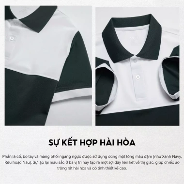 Áo Thun Polo Nam Ngắn Tay Cut Phối Màu LADOS-9.210 Vải Cá Sấu Mềm Mịn Co Giãn – 171.000₫ 4