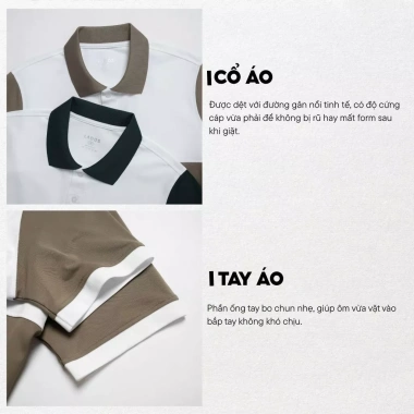 Áo Thun Polo Nam Ngắn Tay Cut Phối Màu LADOS-9.210 Vải Cá Sấu Mềm Mịn Co Giãn – 171.000₫ 5
