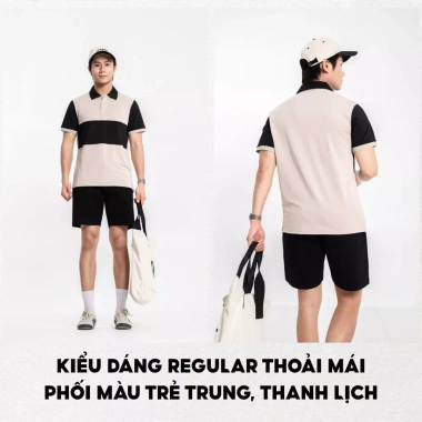 Áo Thun Polo Nam Ngắn Tay Cut Phối Màu LADOS-9.210 Vải Cá Sấu Mềm Mịn Co Giãn – 171.000₫ 6