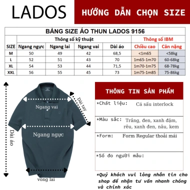 Áo Thun Polo Nam Ngắn Tay LADOS-29.156 Vải Cá Sấu Interlock Fit Đơn Giản Sang Trọng – Giá 213.000₫