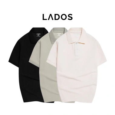 Áo thun polo nam ngắn tay LADOS-9.196 chất thun xốp cao cấp vân xoắn, form basic trẻ trung sang trọng, dễ phối đồ