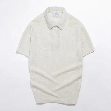 Áo Thun Polo Nam Ngắn Tay LADOS-9.205 Thun Dệt Waffle Phong Cách Trẻ Trung 2