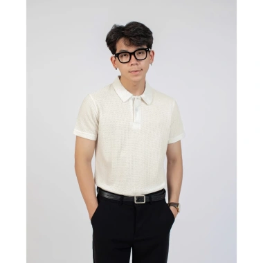 Áo Thun Polo Nam Ngắn Tay LADOS-9.205 Thun Dệt Waffle Phong Cách Trẻ Trung 7