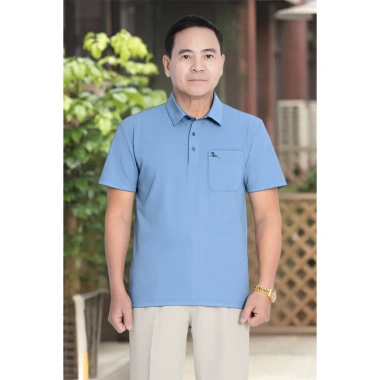 Áo Thun Polo Nam Trung Niên Cổ Bẻ Túi Xẻ - Phong Cách Đi Làm Đi Chơi 135k